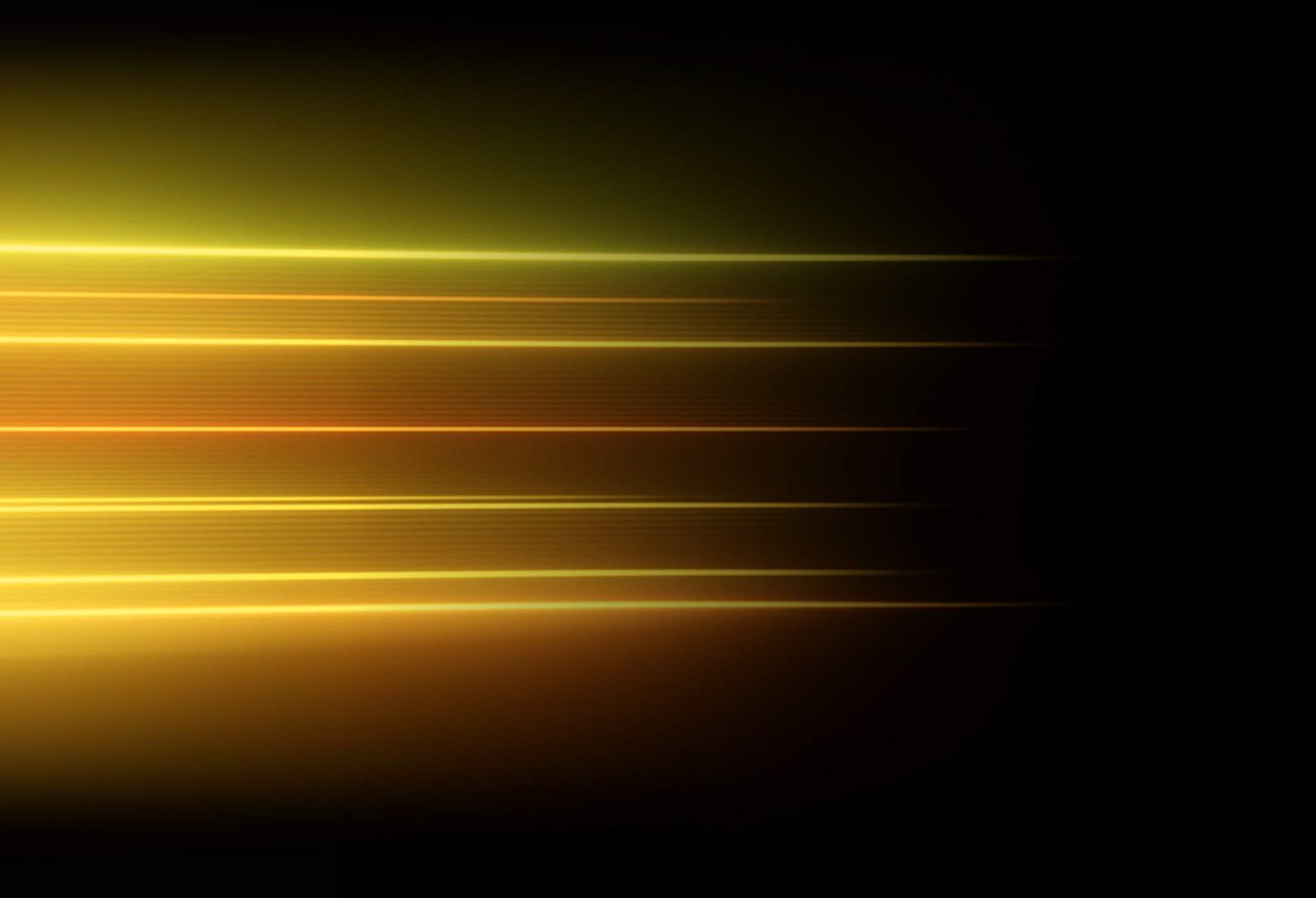 Yellow and orange strobe lights