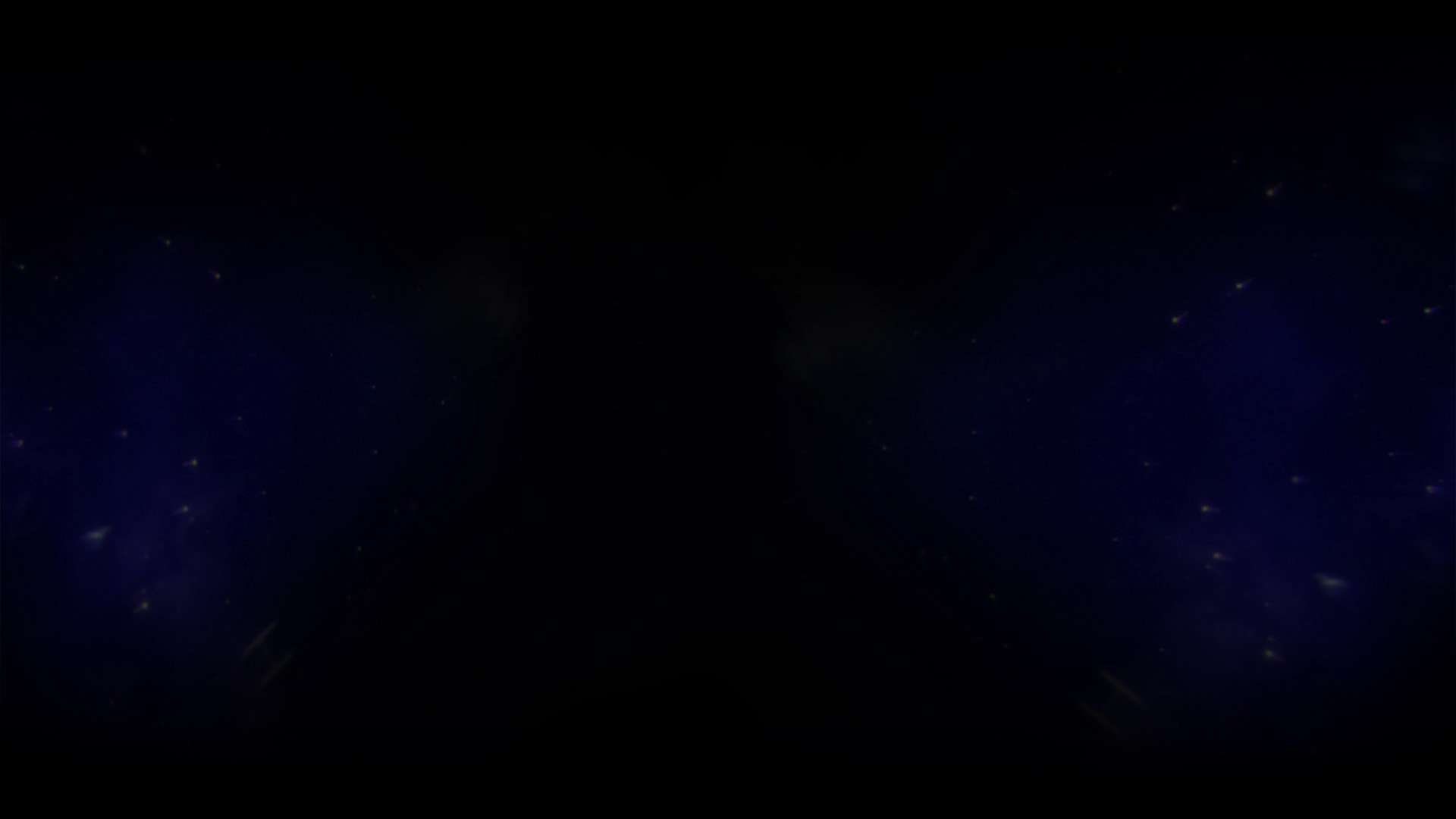 A blue starry night