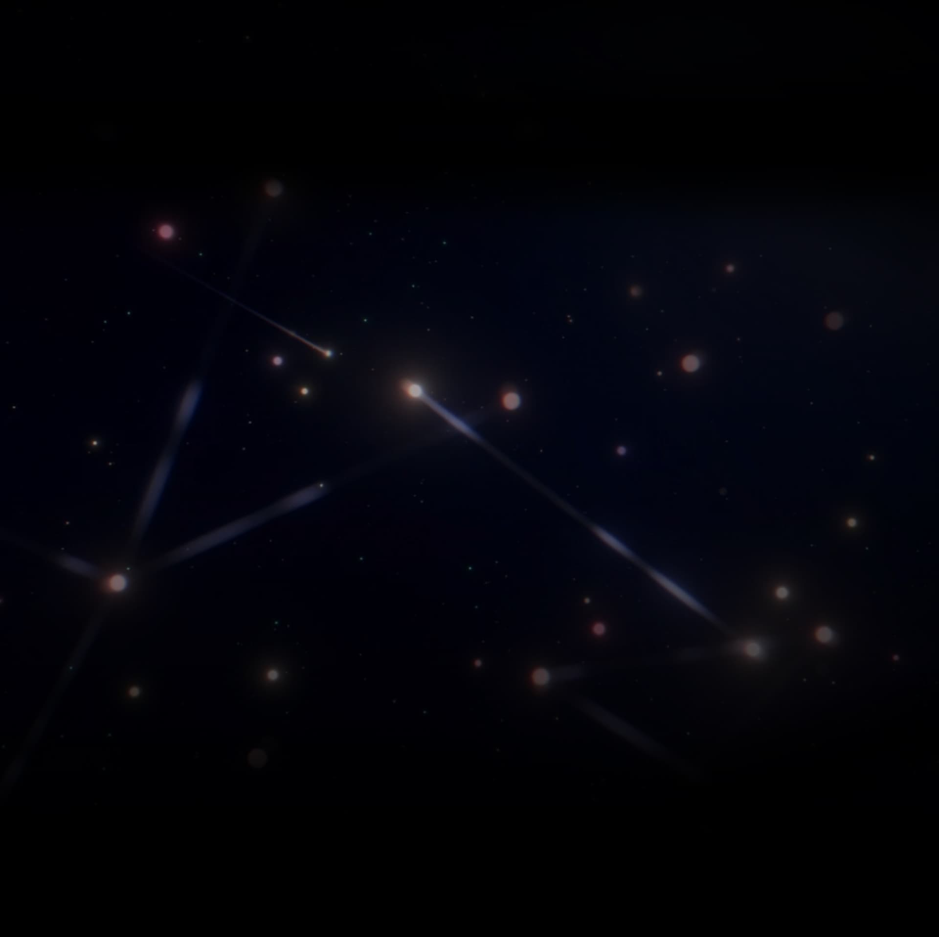 Stars forming the famous Rolls-Royce Starlight Headliner bespoke feature