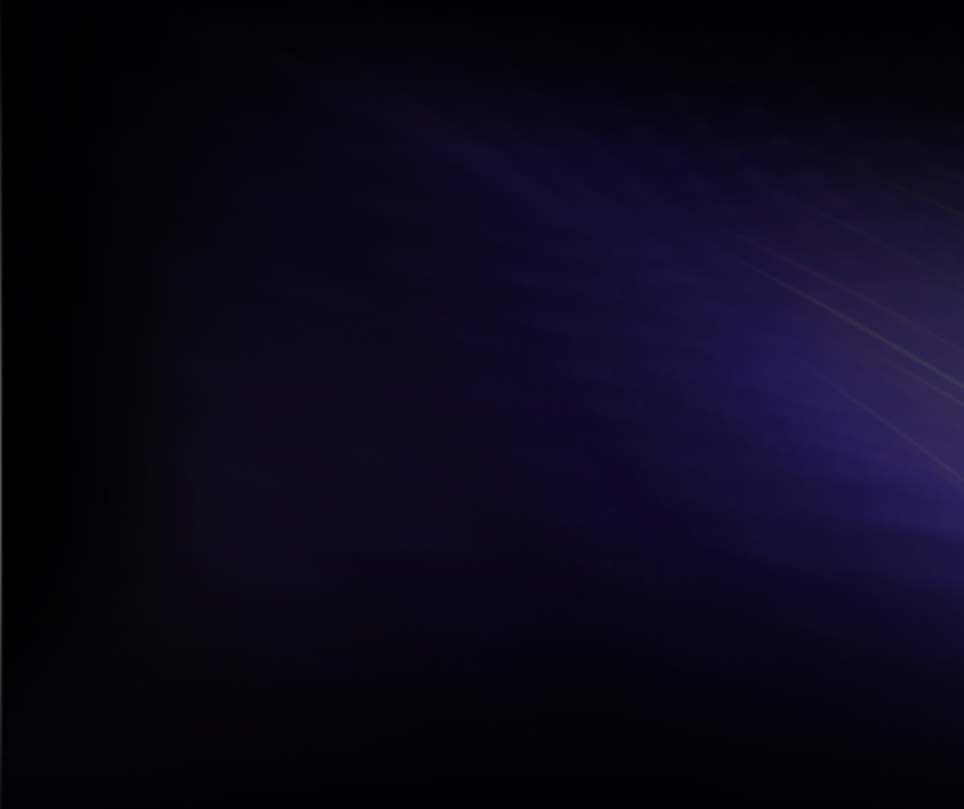 Purple strobe lights oscillating in the background