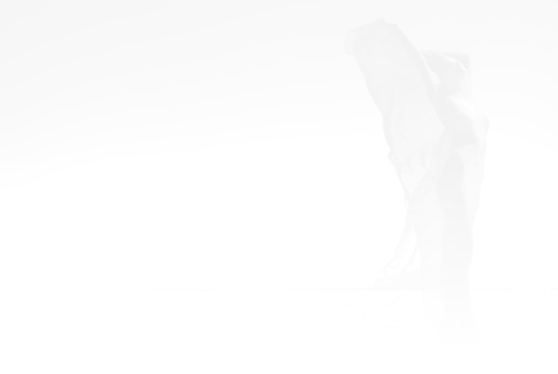 Spirit of ecstasy on white background