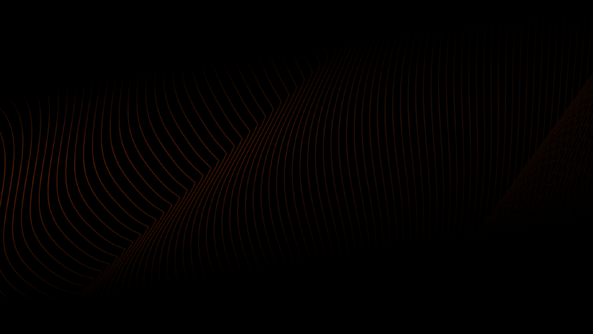 Flowing lines on black background