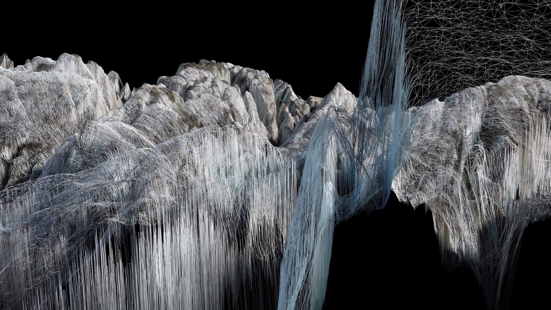 Glacier photographic art by Dan Holdsworth.
