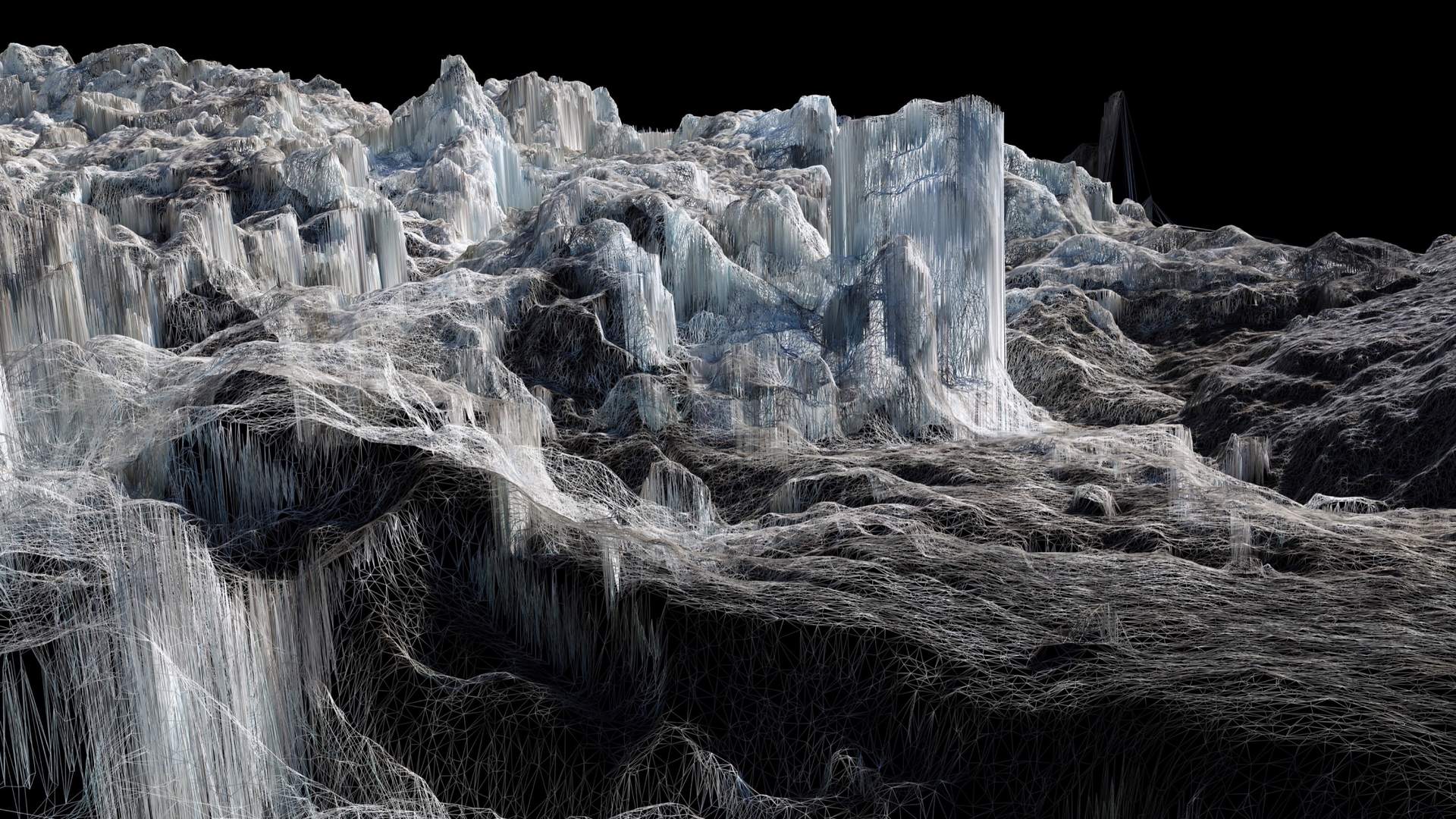 Glacier photographic art by Dan Holdsworth.