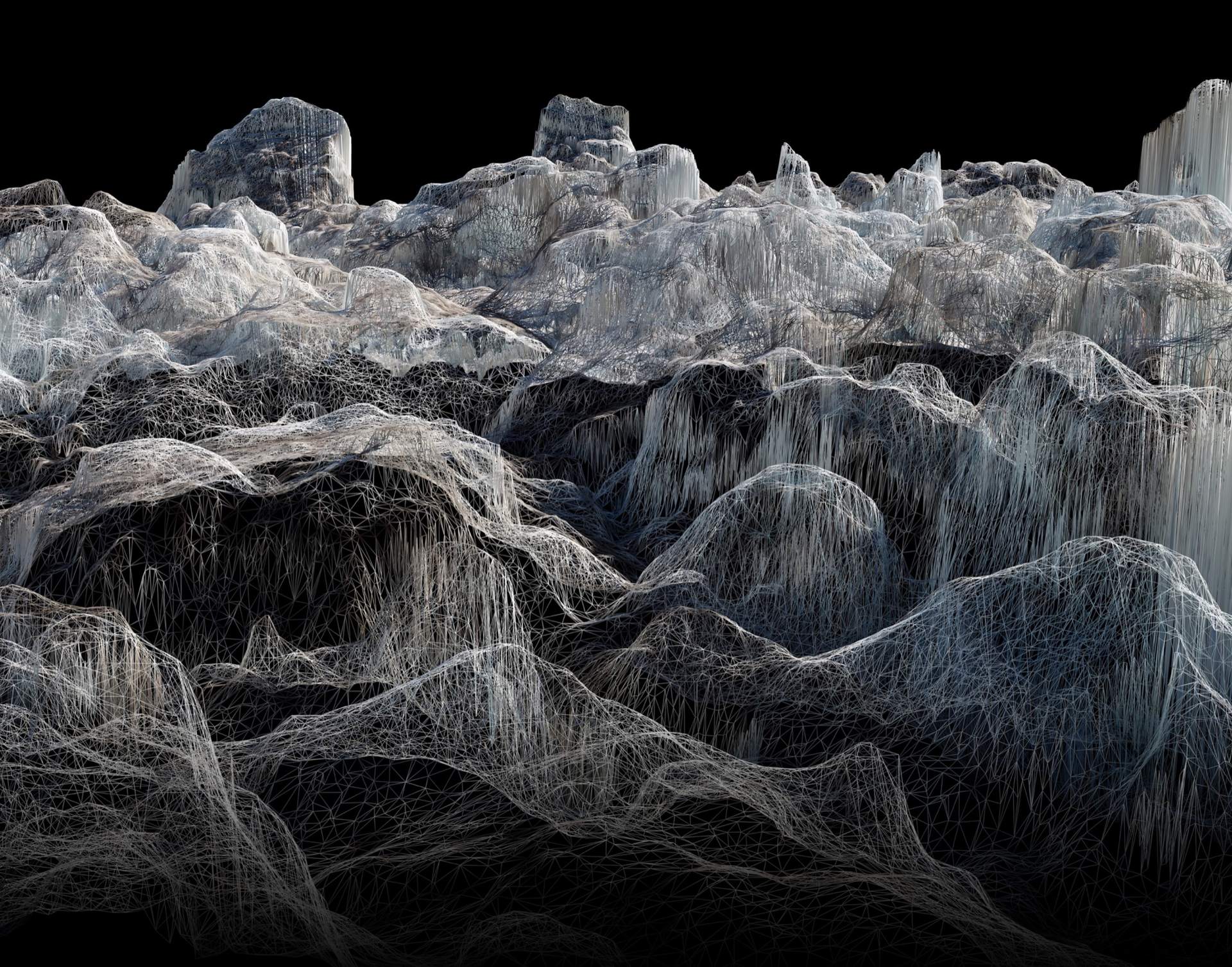 Glacier photographic art by Dan Holdsworth.