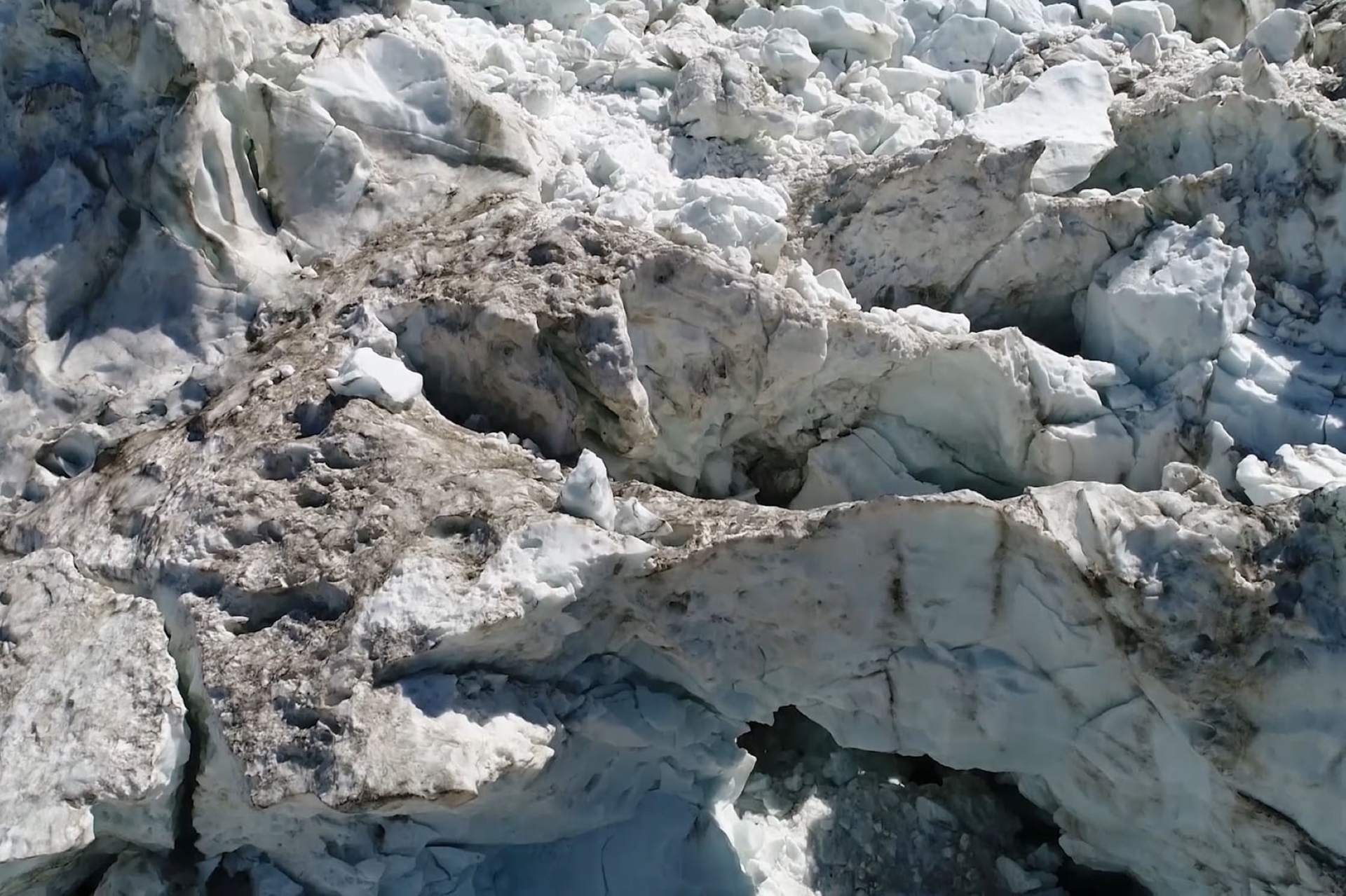 Glacier photographic art by Dan Holdsworth.