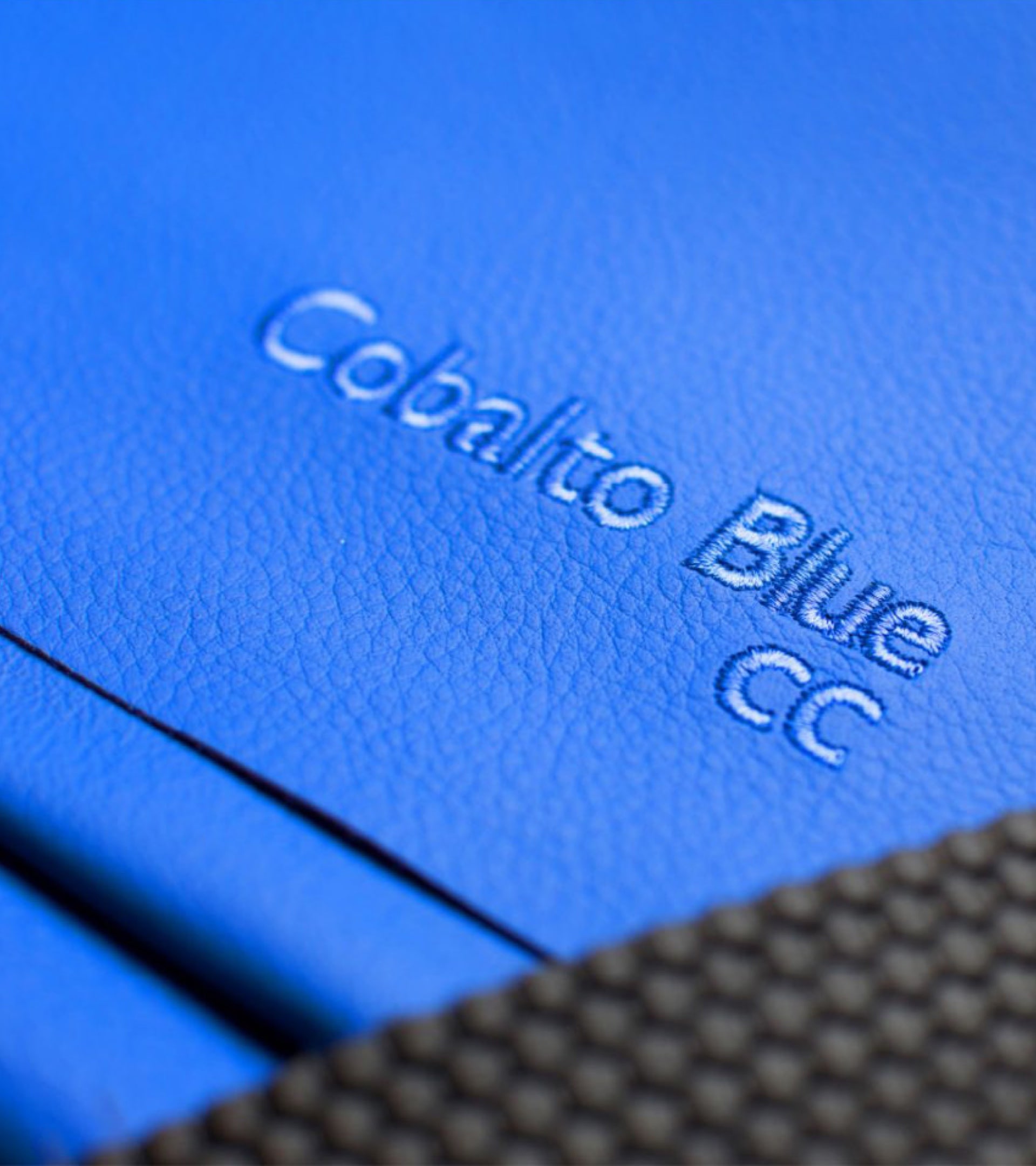 Rolls-Royce's cobalt blue leather.