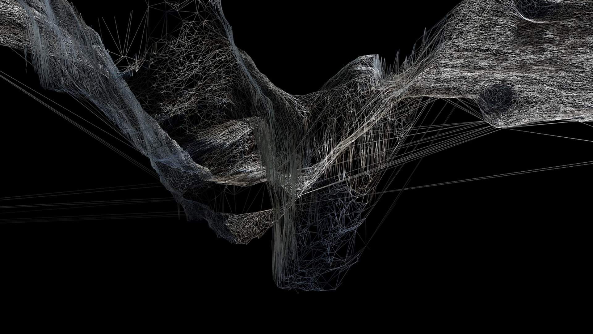 An art piece from Dan Holdsworth, commissioned by Rolls-Royce to explore and investigate both real and virtual representations of a frozen landscape. 