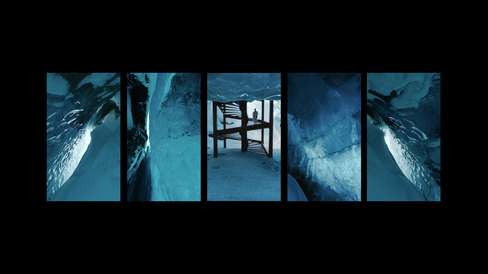 One of the pieces of artwork from Isaac Julien’s work, Stones Against Diamonds.