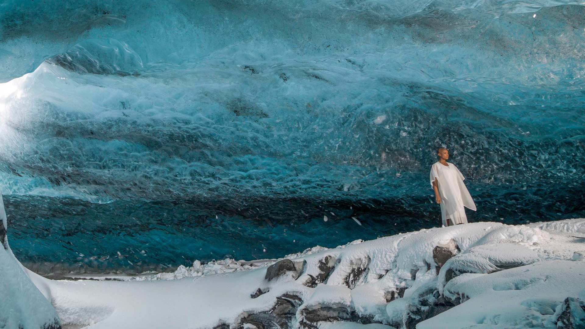 One of the pieces of artwork from Isaac Julien’s work, Stones Against Diamonds.