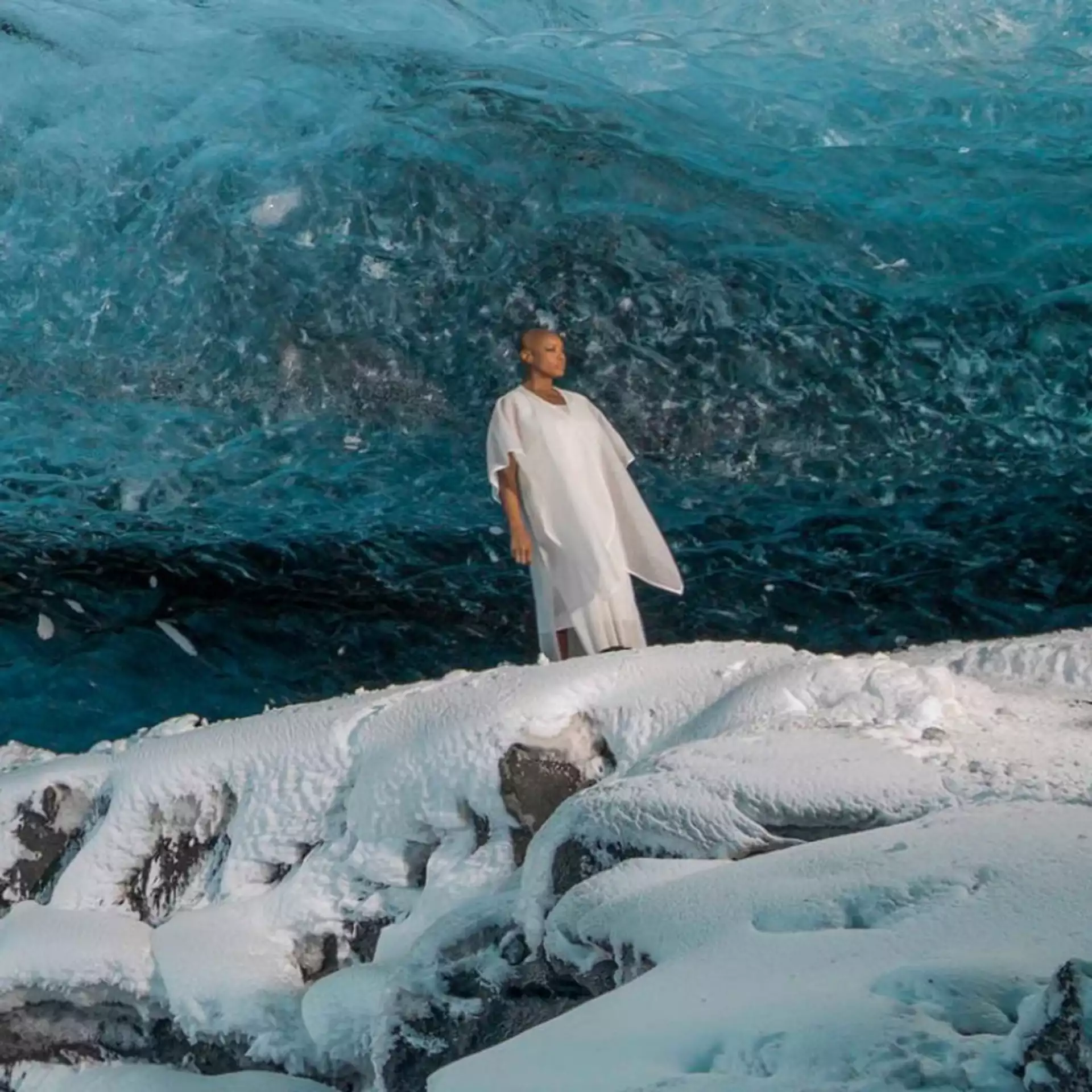 Commissioned as part of the Rolls‑Royce Art Programme, Isaac Julien’s Stones Against Diamonds explores the subjects of beauty and natural creation within the landscape of Iceland.
