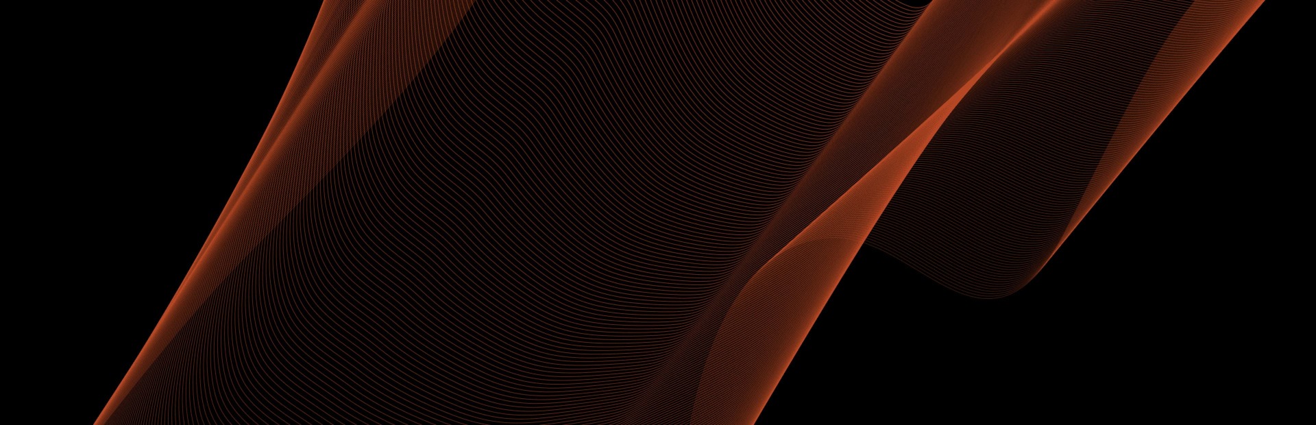 Backplate image for Muse: Dream Commission - orange geometric lines on black background