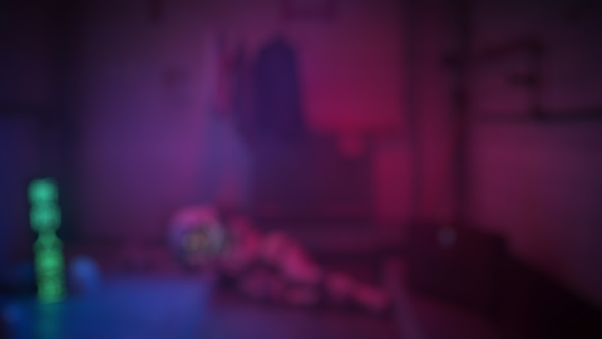 Cao Fei: Blueprints - work of art by multi-media artist Cao Fei showing astronaut lying in room