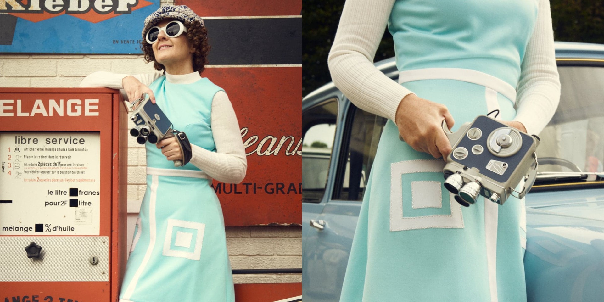 Enthusiasts clad in the fashion of bygone eras at the Rolls-Royce Goodwood Revival experience.