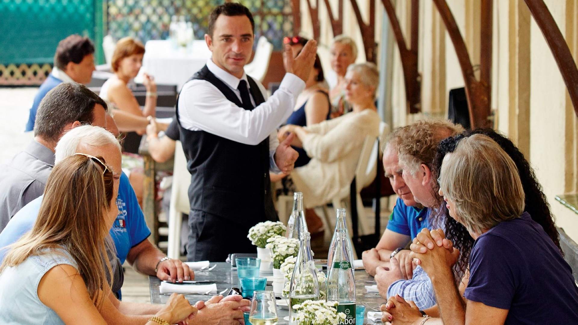 A dinner at the Villa Arman, hosted by Corice Arman, wife of the late French-American painter Arman