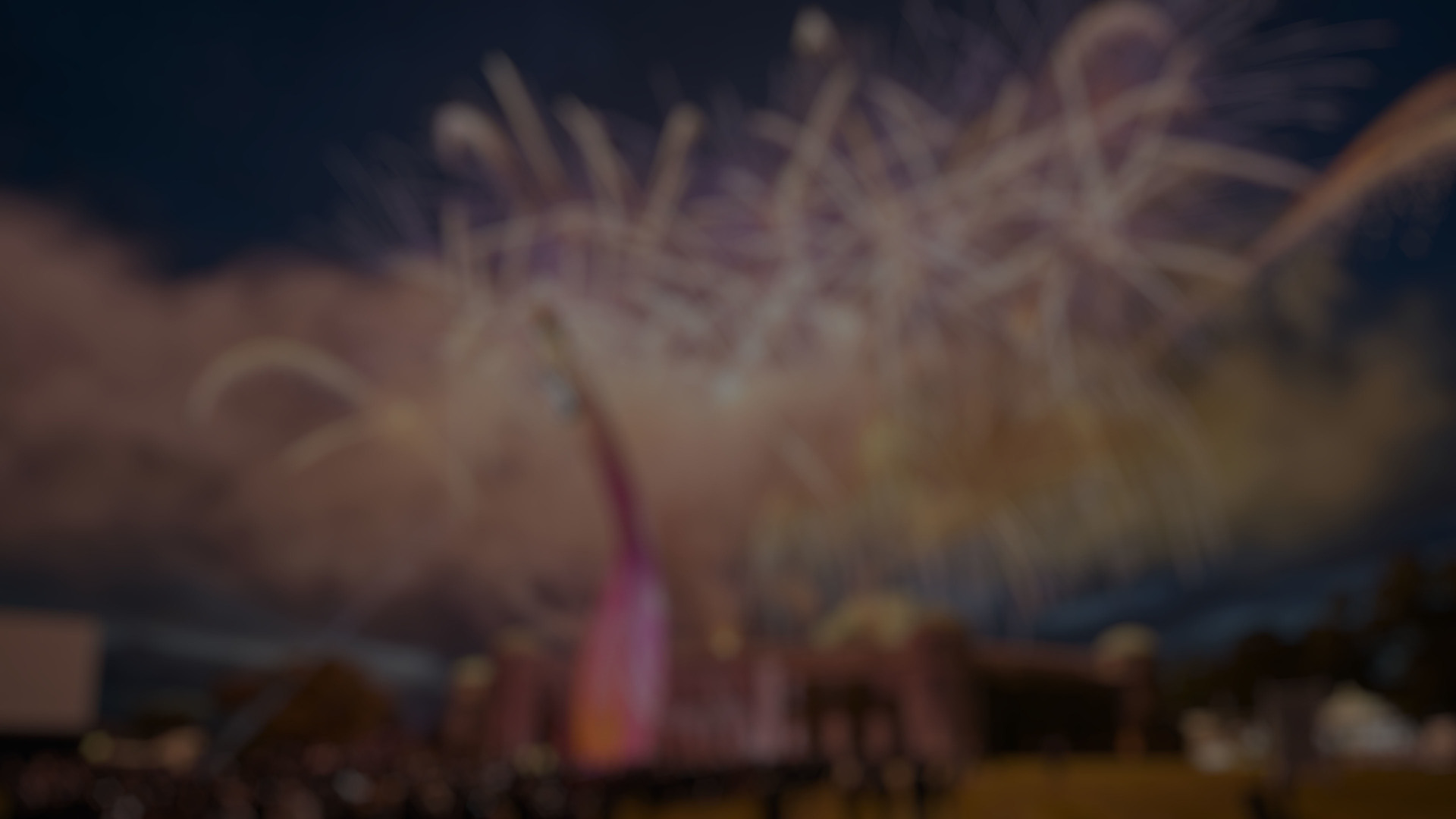 Fireworks on the festival of speed 