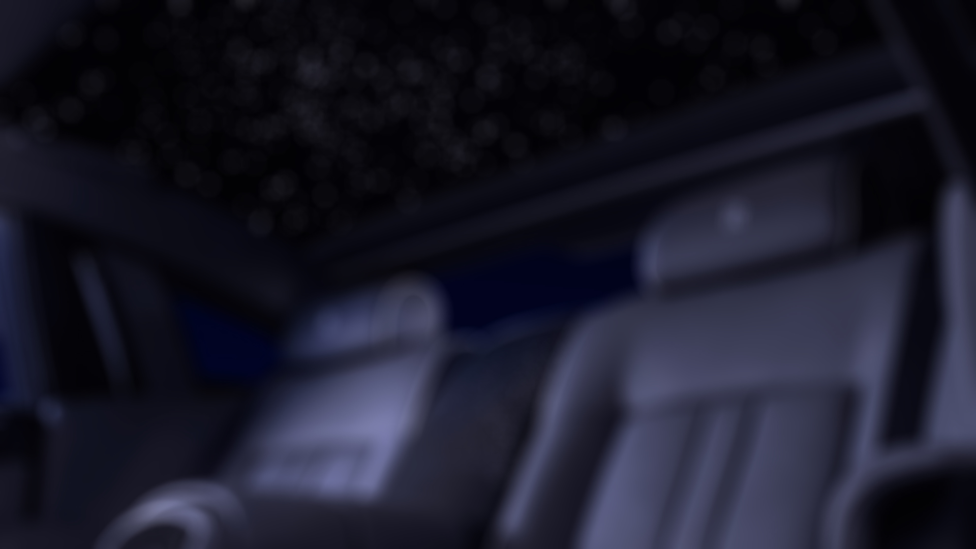 An interior shot of the one of a kind Celestial Phantom, featuring over 1,000 fibre optic lights woven throughout its interior