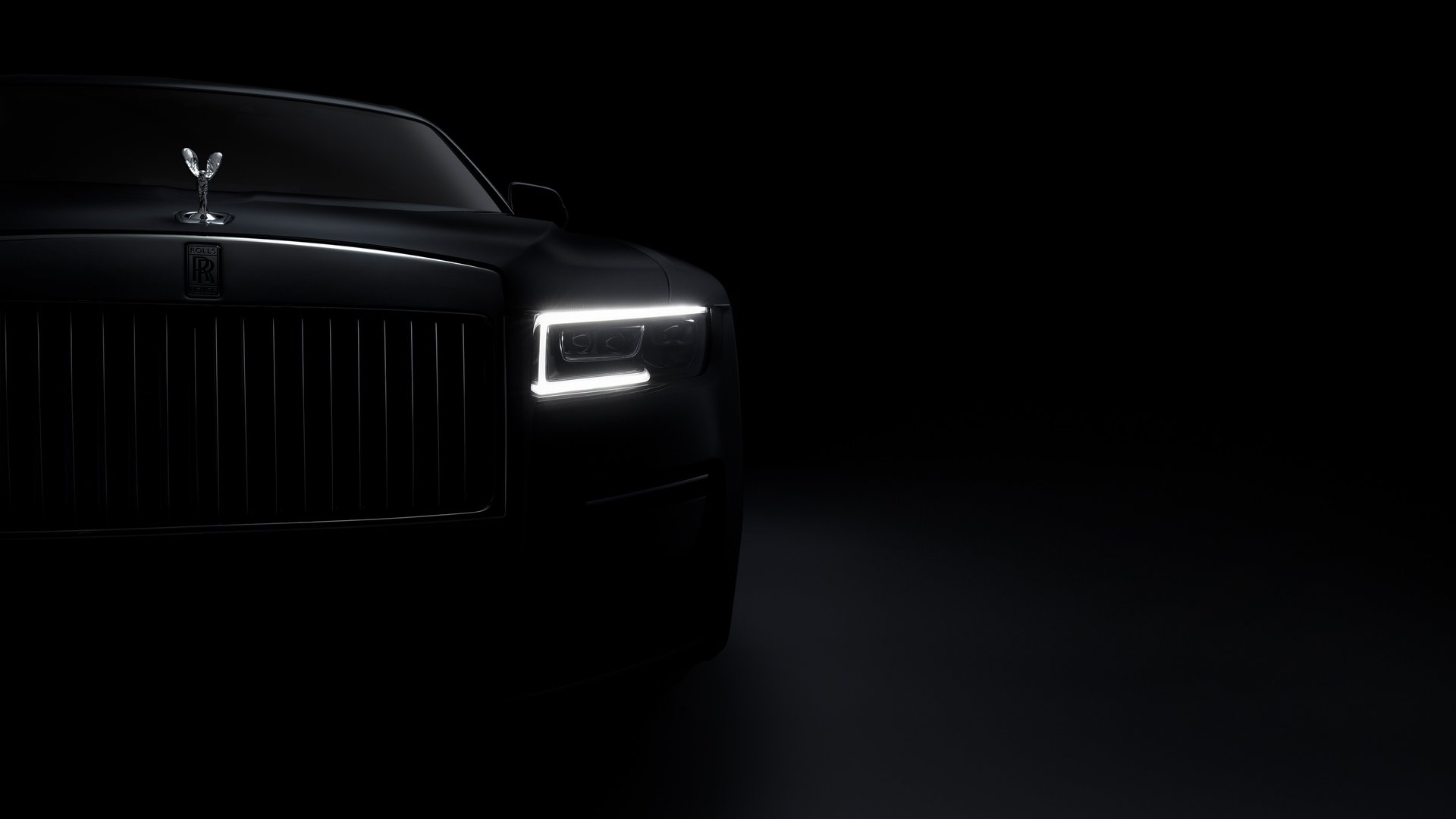 Close-up of Rolls-Royce motor car for Ghost In Detail