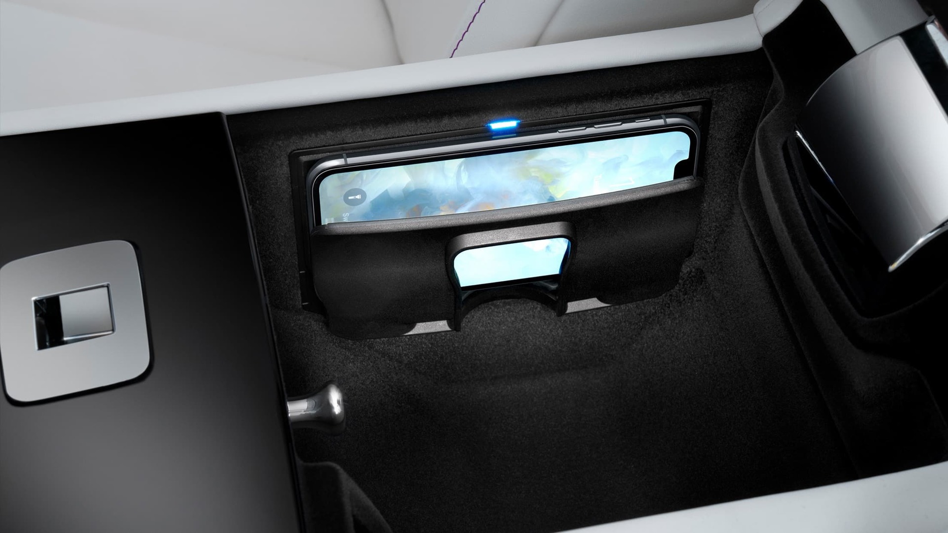 Interior detail of Rolls-Royce Ghost motor car