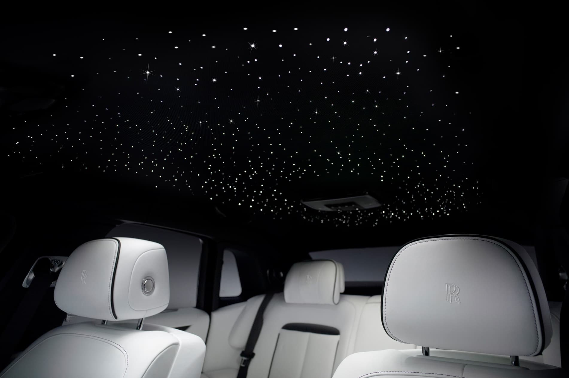 Interior details of a Rolls-Royce motor car