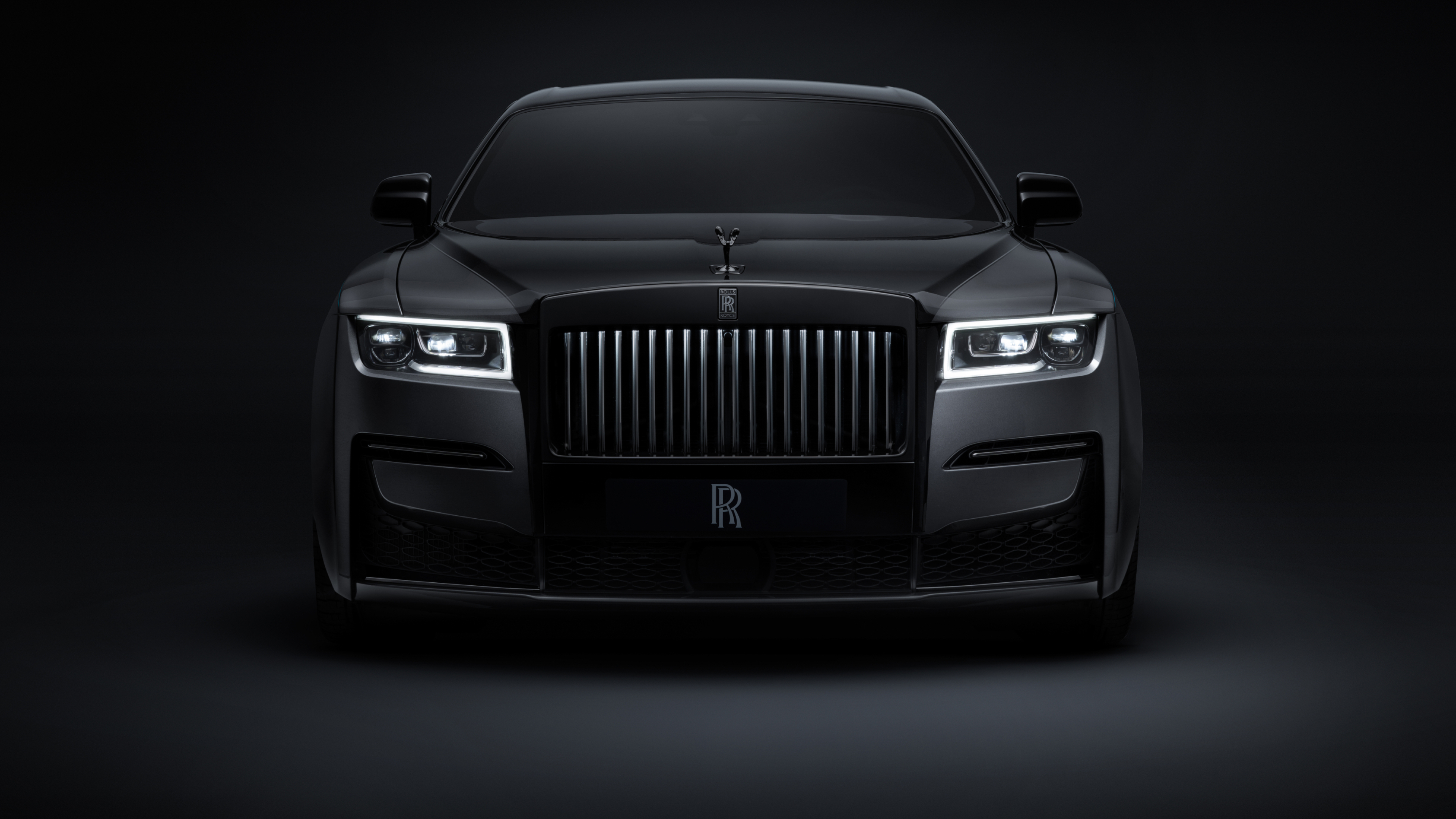 Чёрный rolls royce