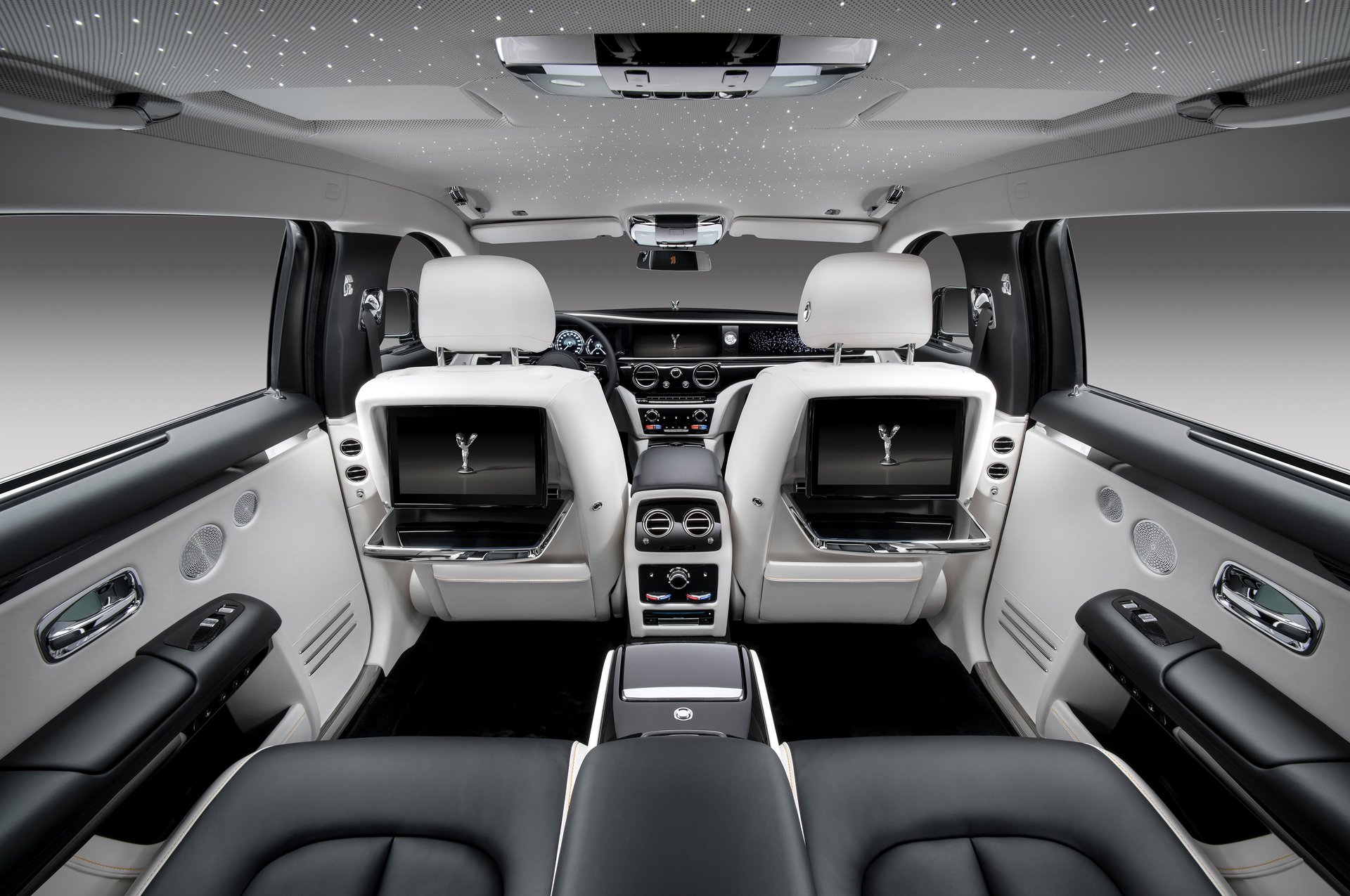 Interior of Rolls-Royce Ghost Extended motor car