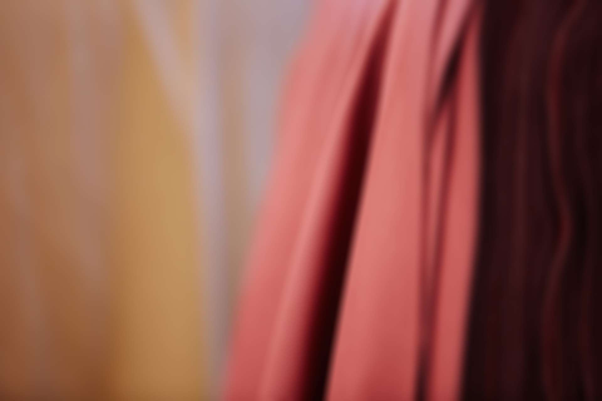 Red leather material folded for a Rolls-Royce Motor Car.