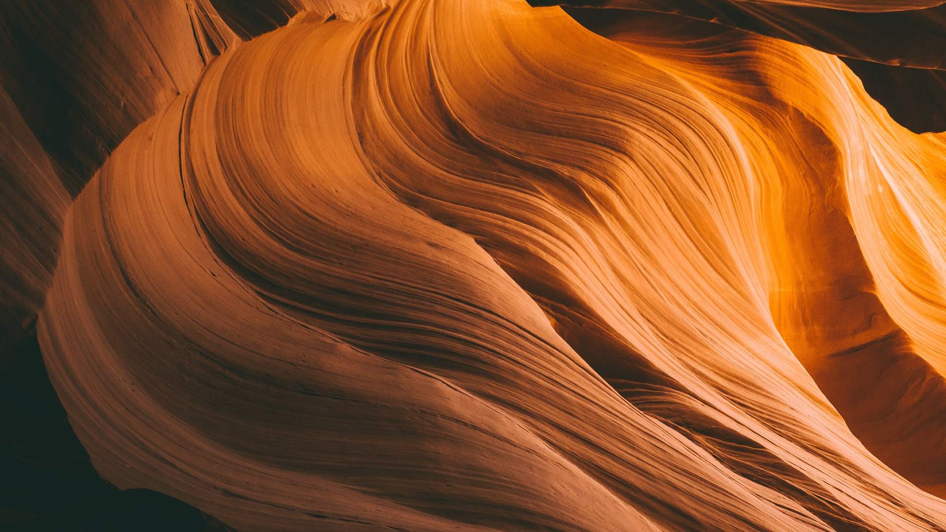 Abstract image of flowing geological formation