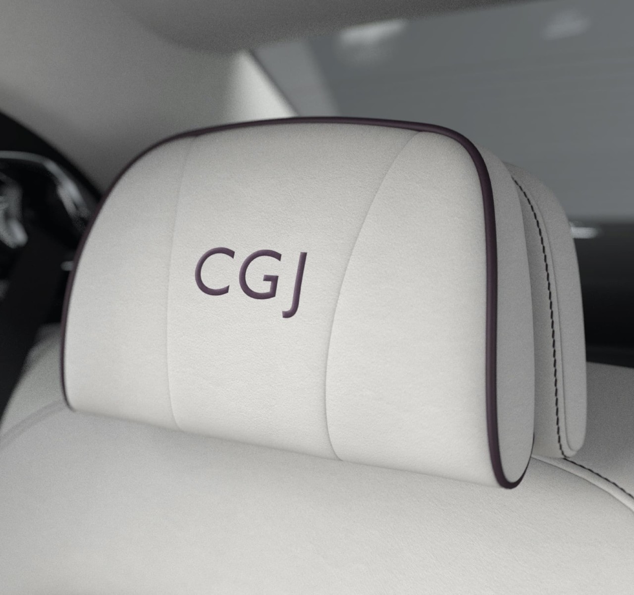 Personalised cheap headrest covers