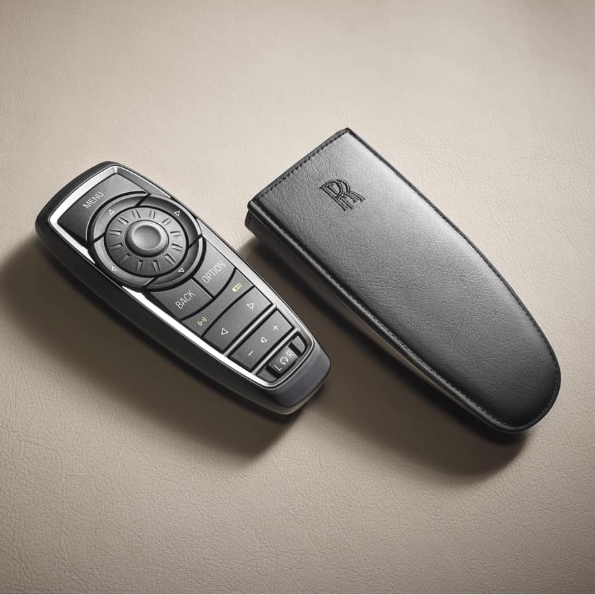 <p>Providing an effortless passenger experience, the Rear Entertainment Remote offers the same functions as the integrated rotary controller, enabling you to use the Rear Entertainment System, all at the touch of a button.</p>