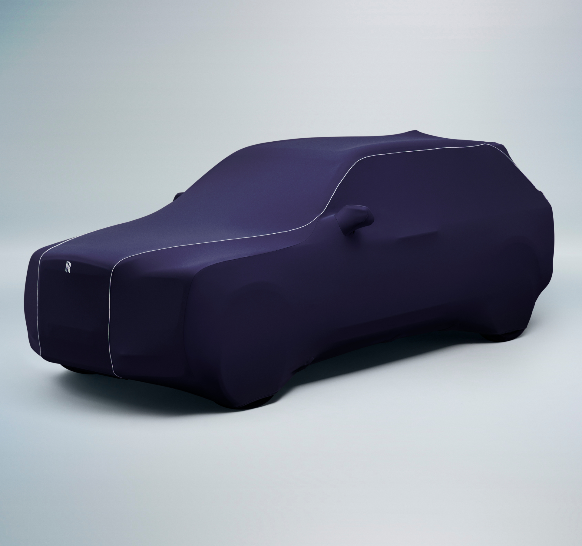 Rolls-Royce tailored indoor car cars in navy blue, handmade to the highest standard and designed to perfectly follow the contours of your motor car
