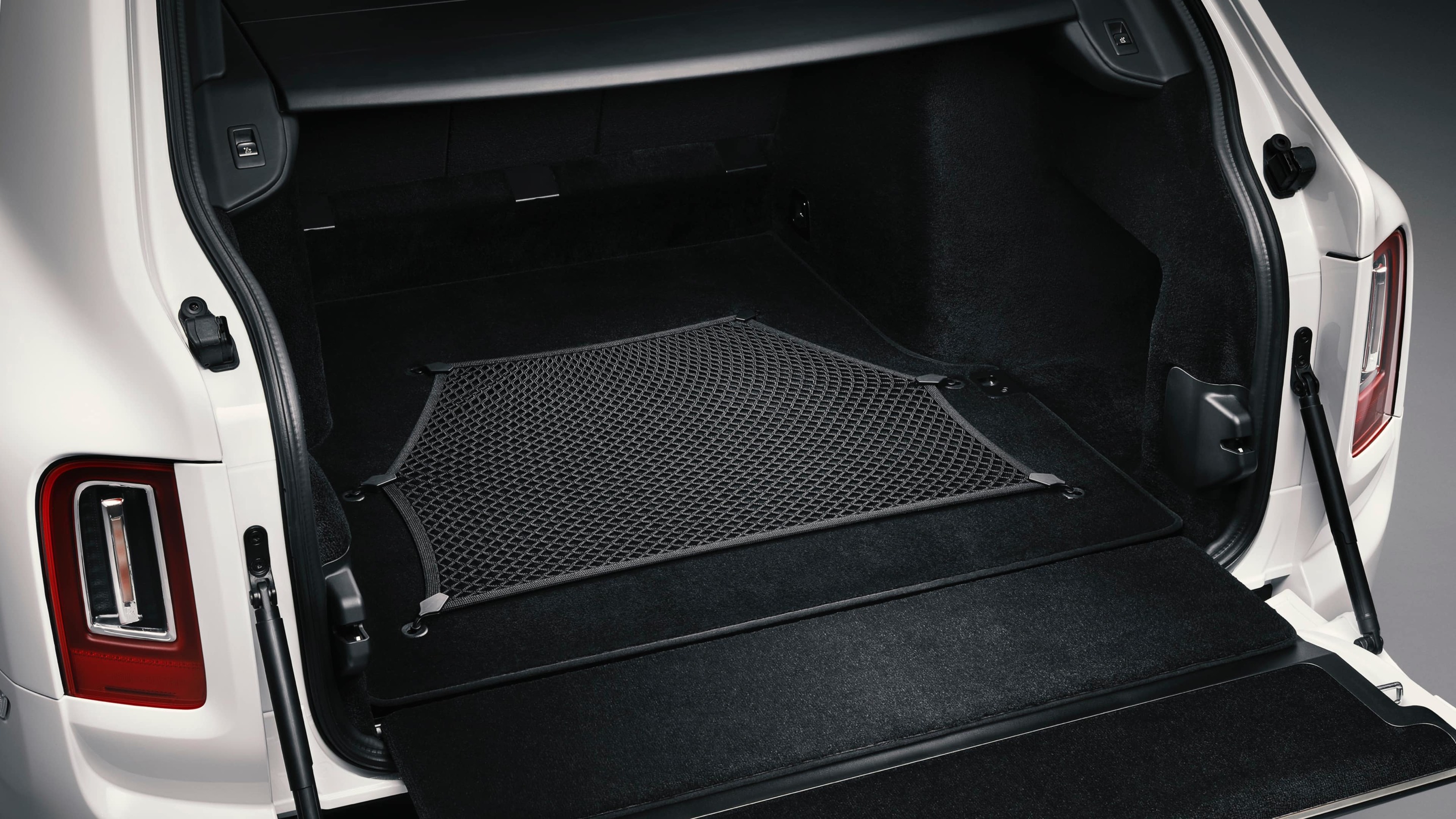 Luggage compartment net