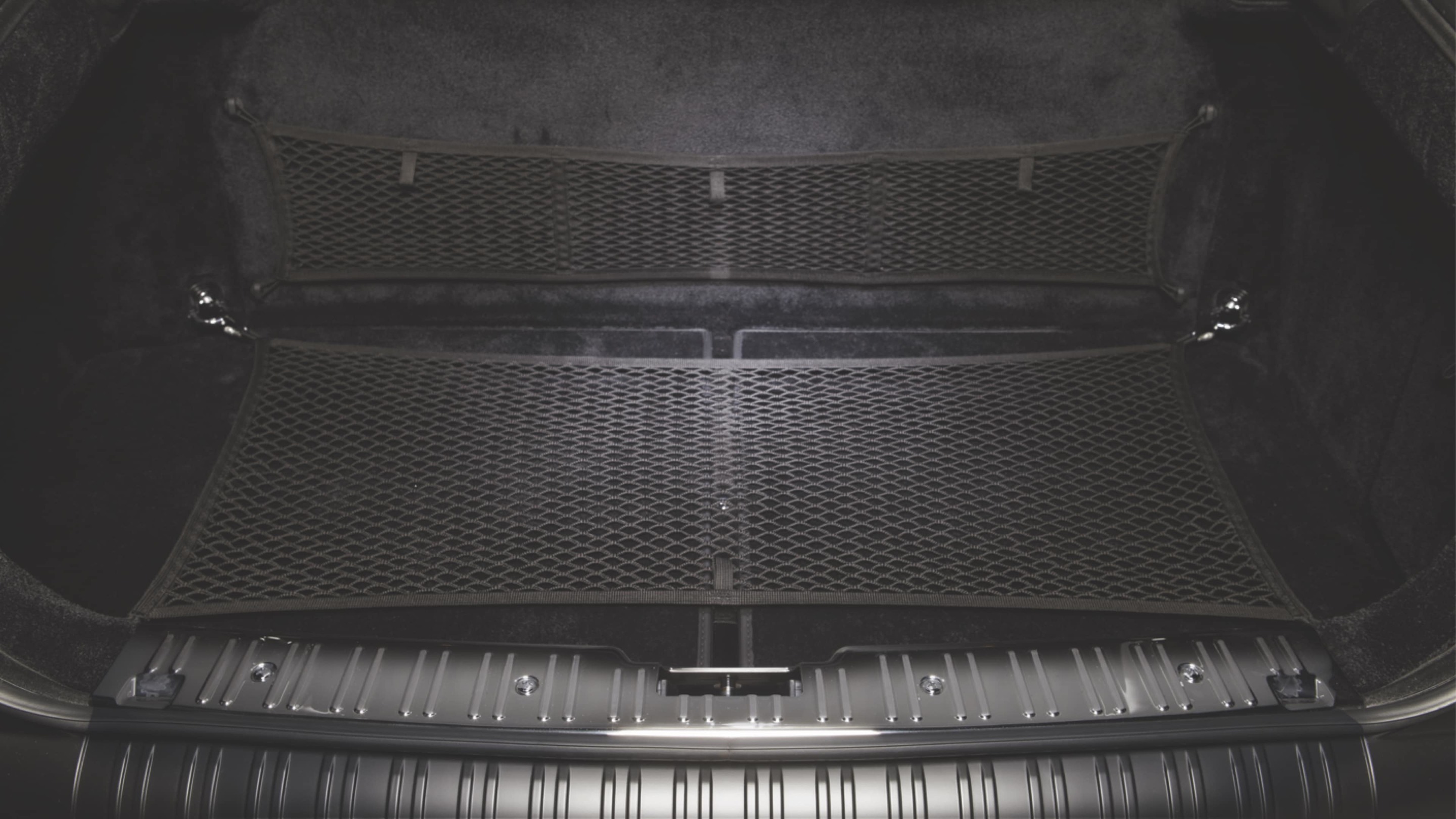 Luggage compartment net