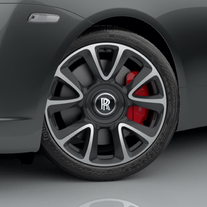 <p>Available in a dynamic red, this feature adds a striking touch to your wheel finish. </p>