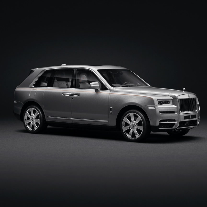 <p>Each model is designed to perfectly reproduce a full-sized Rolls-Royce motor car and comes in a few different colour combinations chosen by the marque’s in-house design team. From the tread of the tyres to the detailed Spirit of Ecstasy and the exquisite paint finish, each model is a true expression of effortless, timeless luxury. Befitting a Rolls-Royce motor car in extraordinary 1:18 scale, the new models feature unparalleled levels of exterior and interior detail. </p>