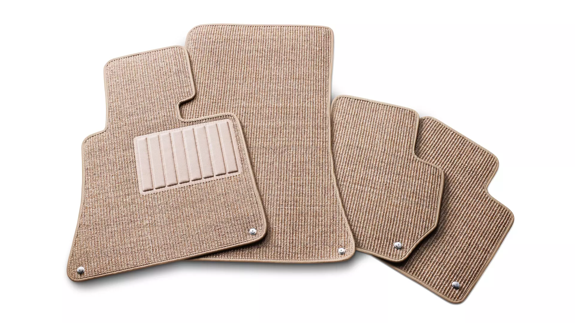 Designed specifically for the Rolls-Royce Drophead Coupé motor car, these Sisal Floor Mats evoke a classic nautical feel.