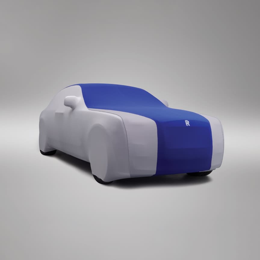 <p>Handmade to the highest standard and designed to perfectly follow the contours of your motor car, these Tailored Indoor Car Covers can be made from a palette of 18 colours and are available in a single or two-tone colour combination. For the highest level of personalisation, initials, names, crests, insignia or RR monograms can be embroidered onto either side.</p>