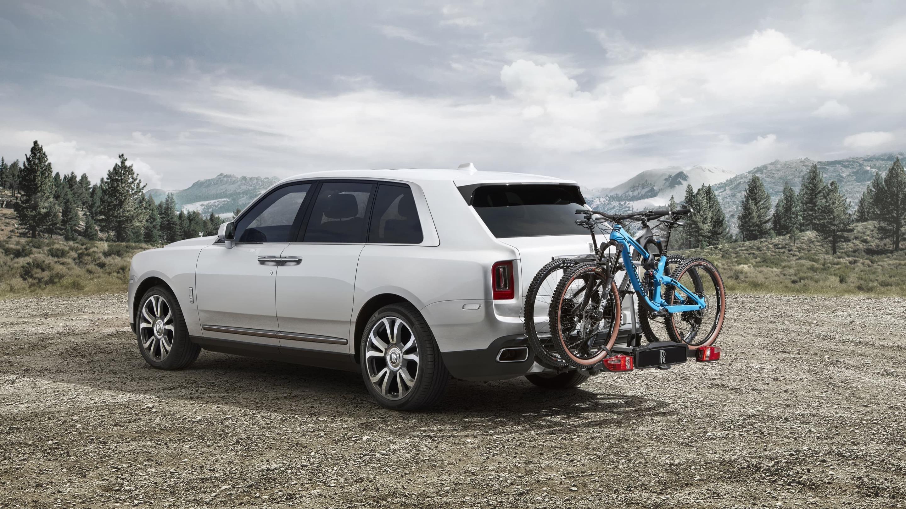 Tow bar mounted bicycle carrier