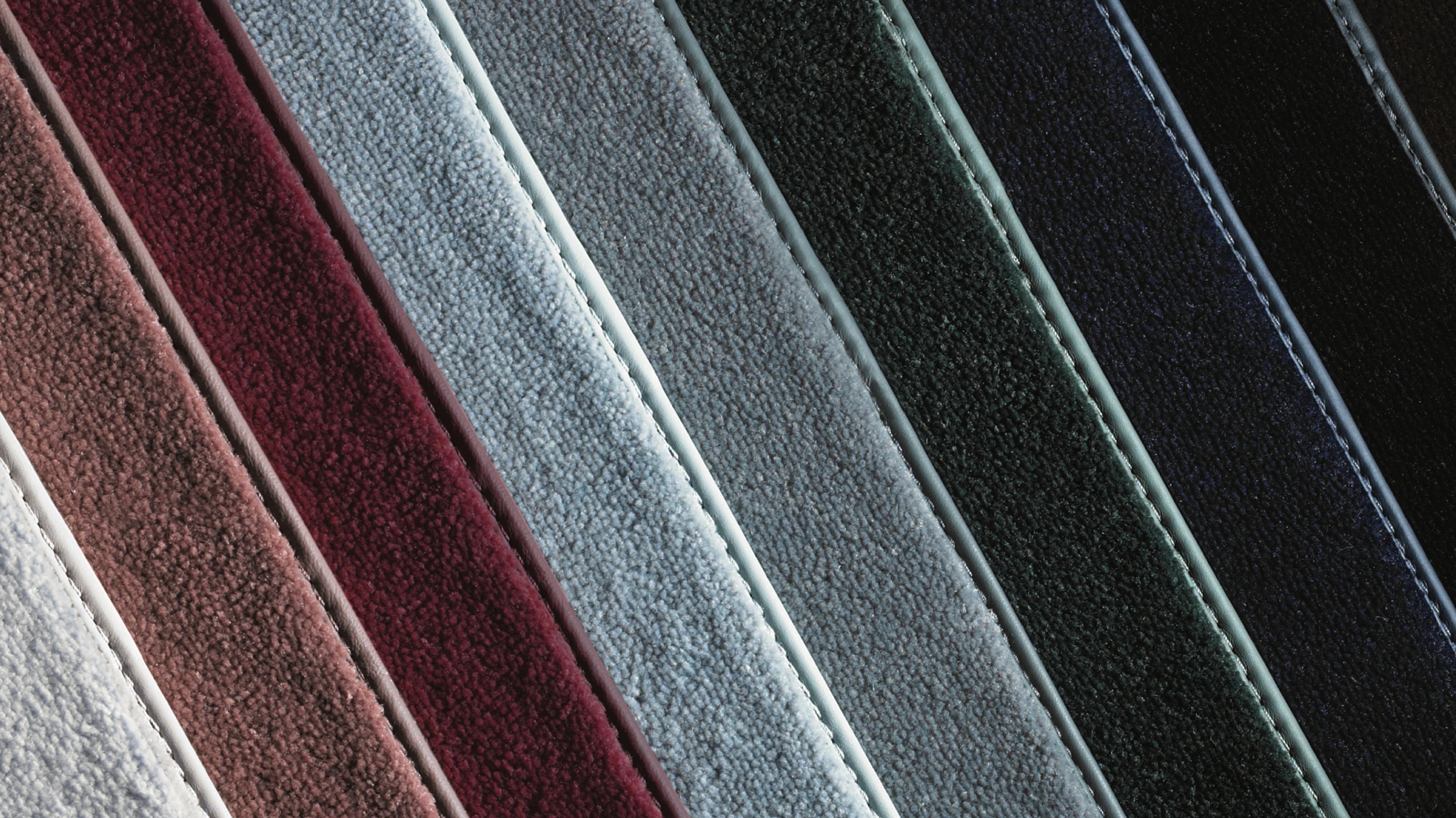 Tailor-made Rolls-Royce tufted floor mats available in a choice of colours to match your vehicle’s interior