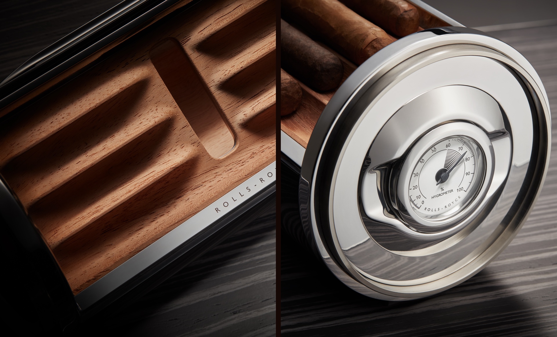 Image displaying the internal design of the humidor 