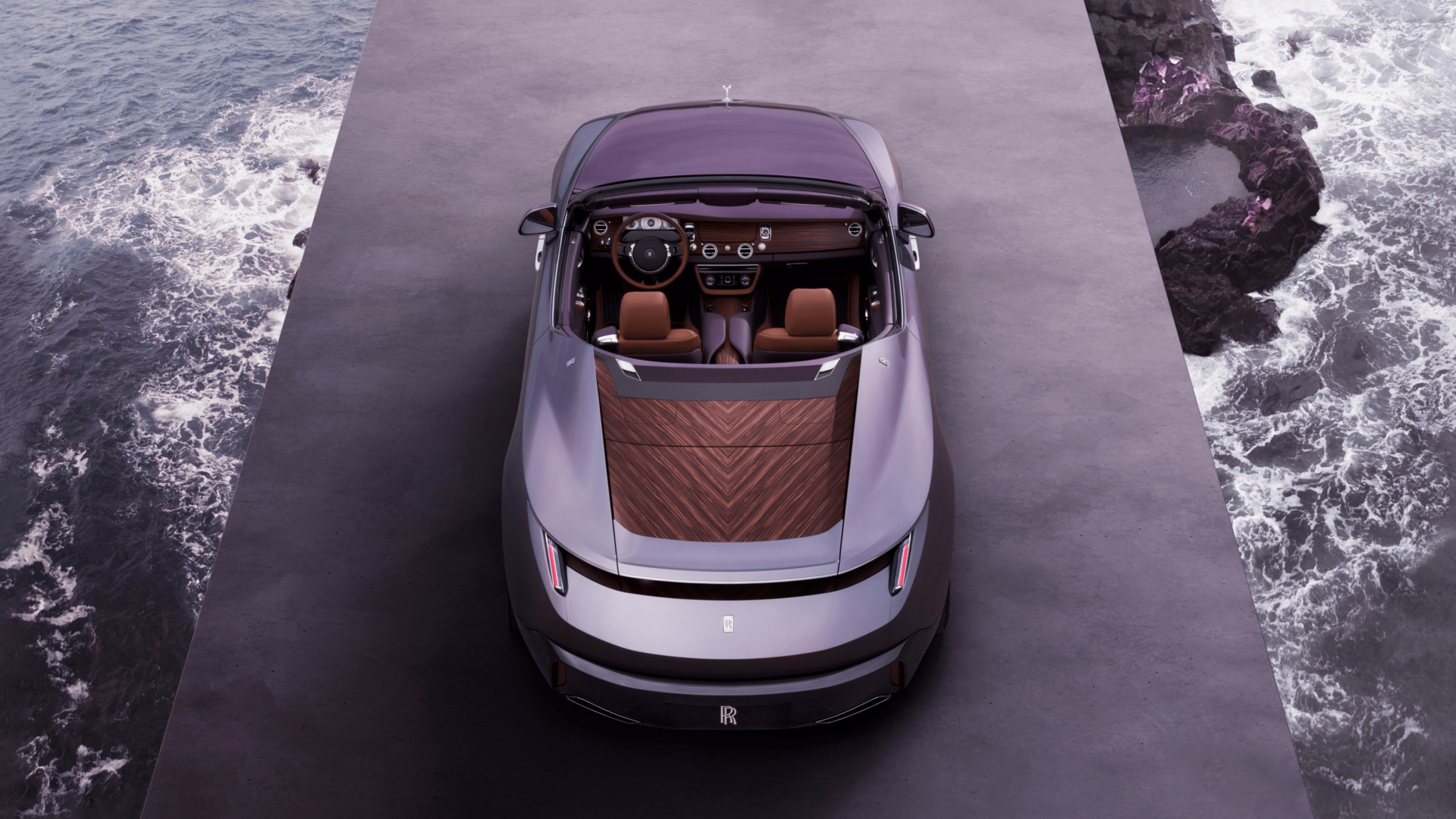 Top view of the Rolls-Royce Amethyst Droptail