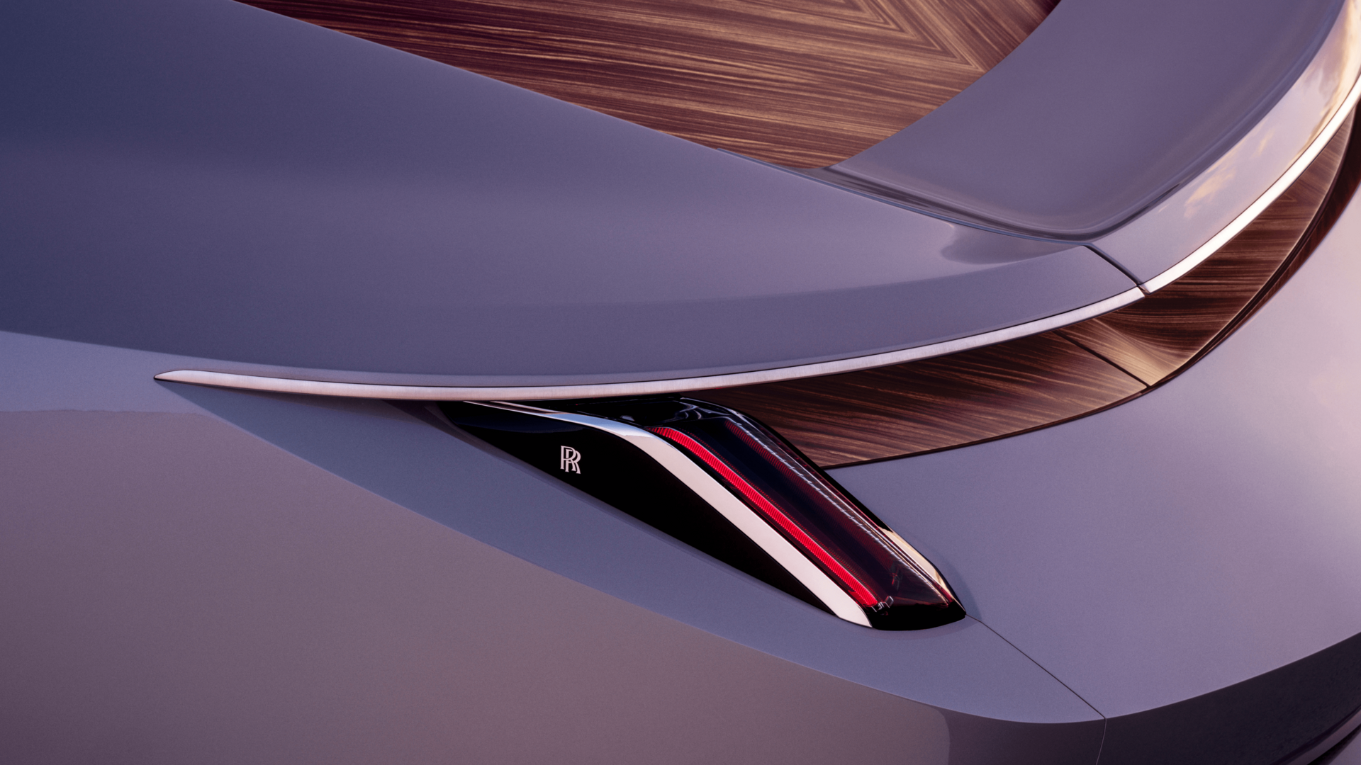 Detail view of the rear light 