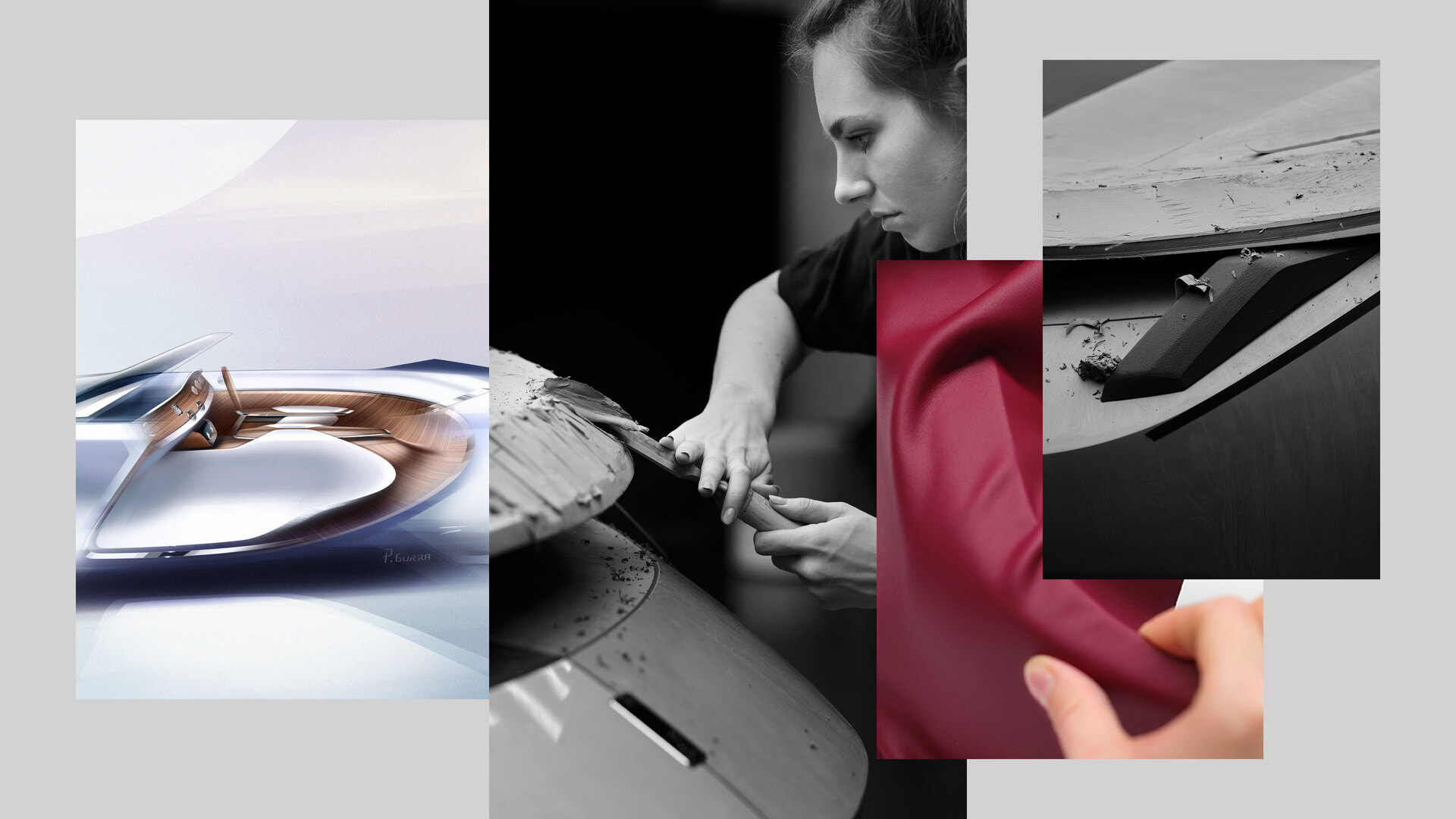 Collage image of the making of Droptail