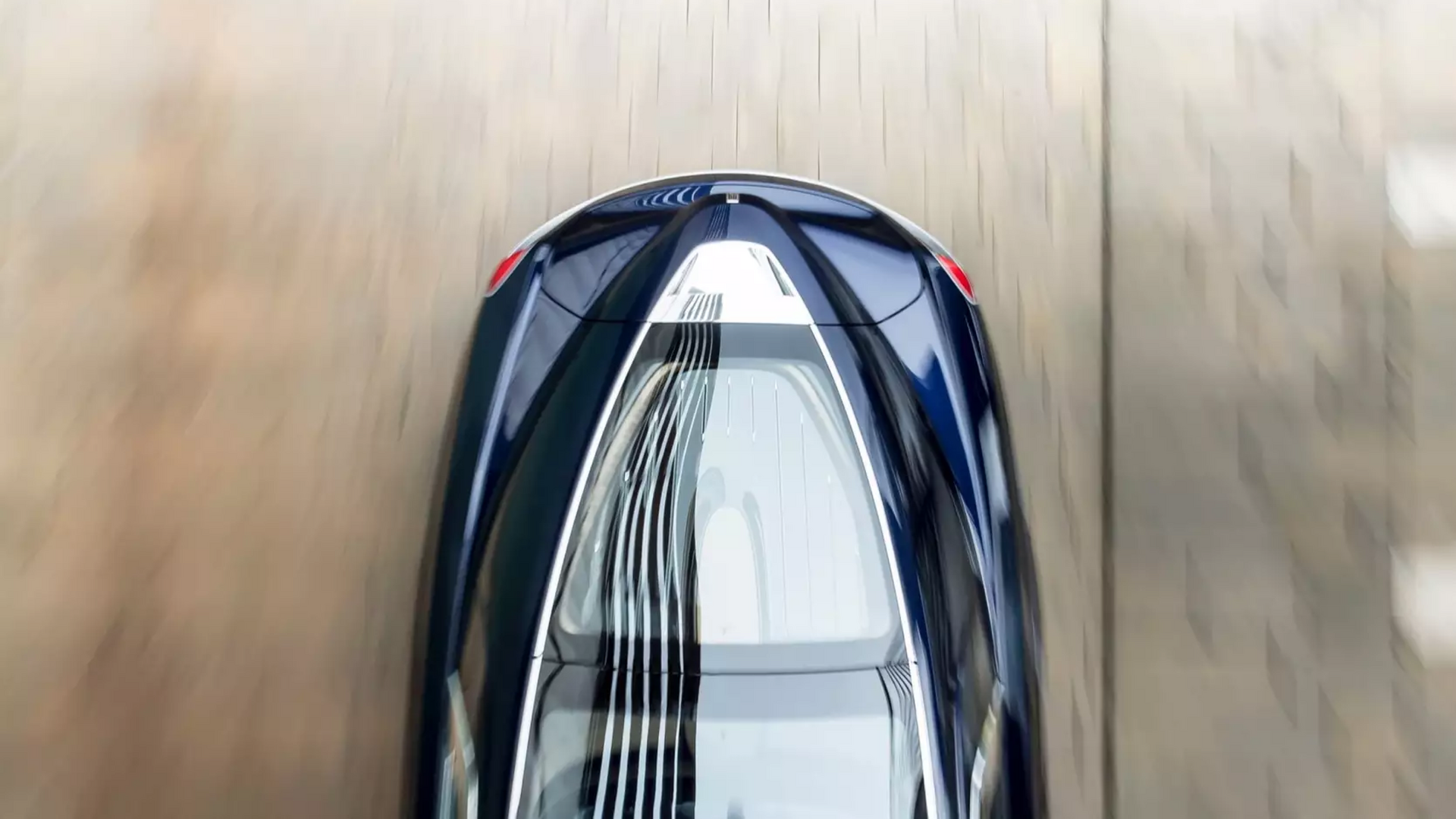 롤스로이스 Sweptail을 내려다본 모습