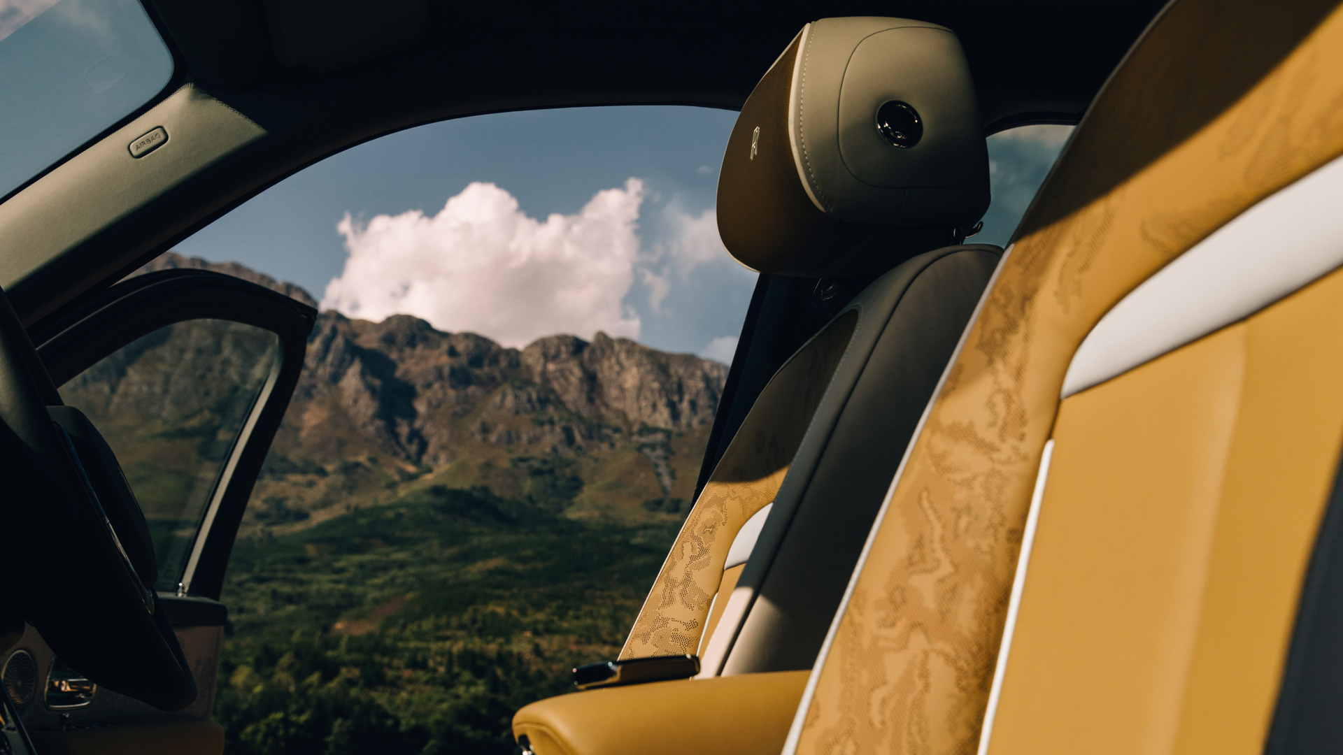 Interior seats of a bespoke Rolls-Royce Cullinan Series II