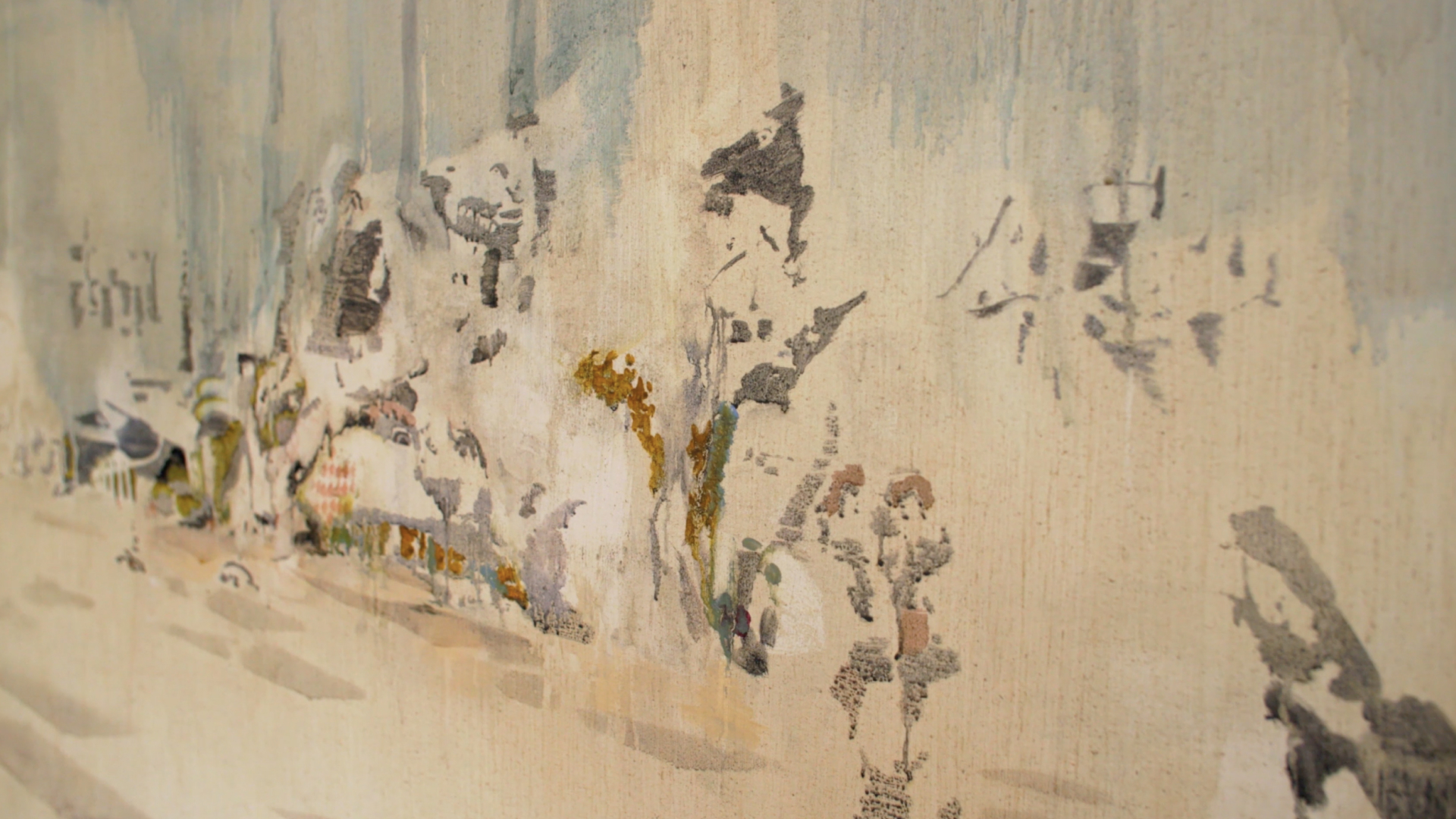 Artwork by Nick Goss at the home of Jane Suitor.