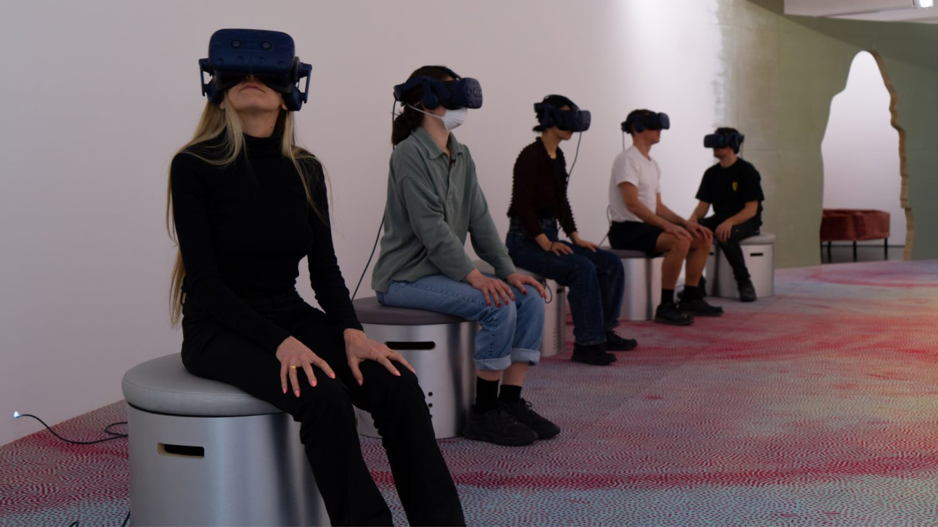 Dominique Gonzalez-Foerster, Alienarium, 2022. Produced by VIVE Arts and developed by Lucid Realities. Photo: Hugo Glendinning.