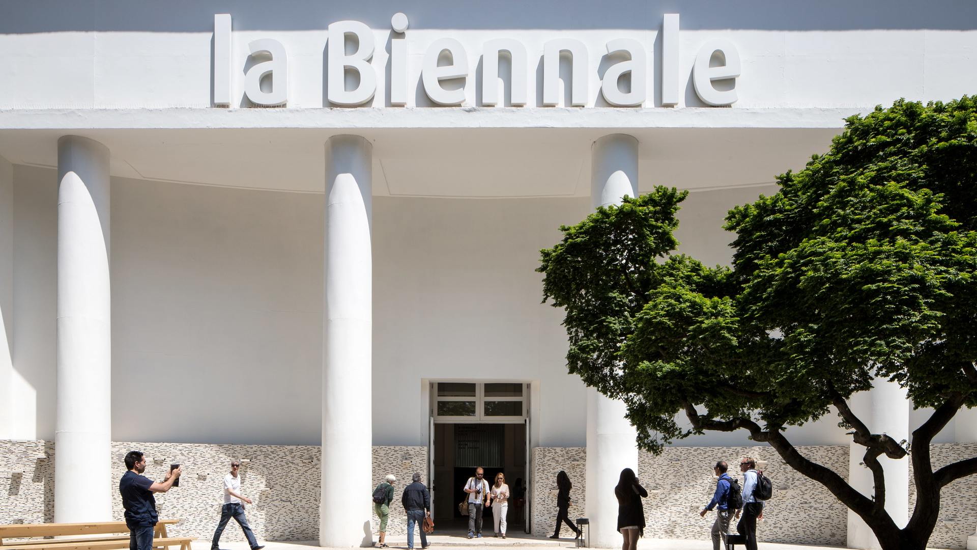 Exterior of la Biennale, Venice