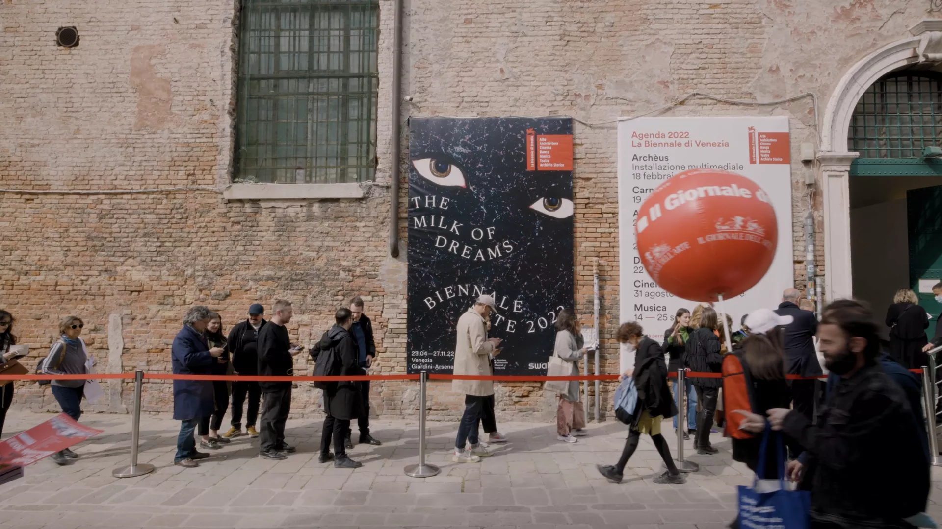 Exterior of the Arsenale, Venice Biennale Vernissage Week April 2022