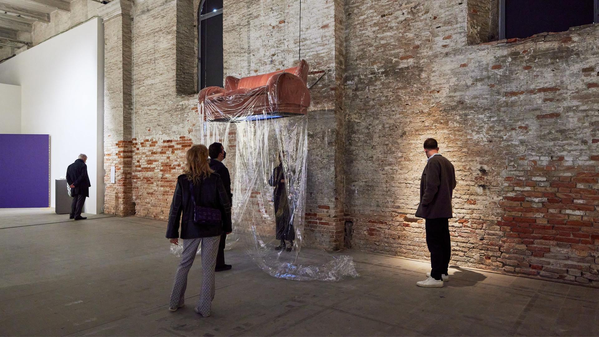 Sondra Perry, Lineage for a Phantom Zone, 2020-2022 at the Venice Biennale, installation view, photos by Luke Walker.